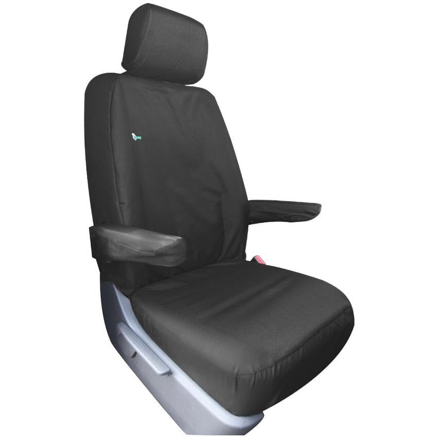 T5/T6/T6.1 Hand Tailored Waterproof Seat Covers Kiravans Driver / Passenger Single Seat 