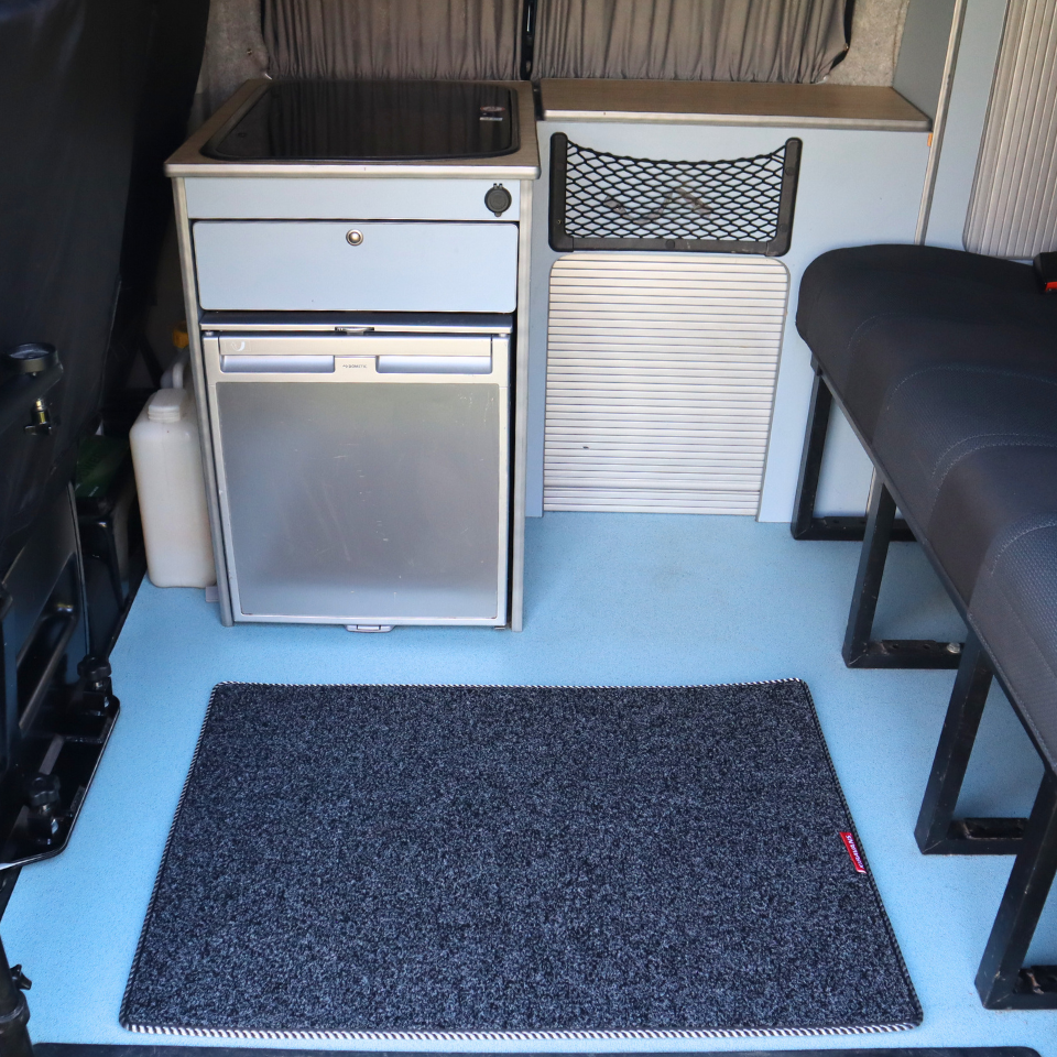 Campervan Living Area Carpet Mat in Anthracite (3 Sizes)