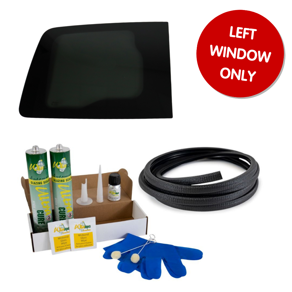 Barn Door Window LEFT + Fitting Kit for Vivaro 2019+ & Dispatch/Jumpy/Expert/ProAce 2016+