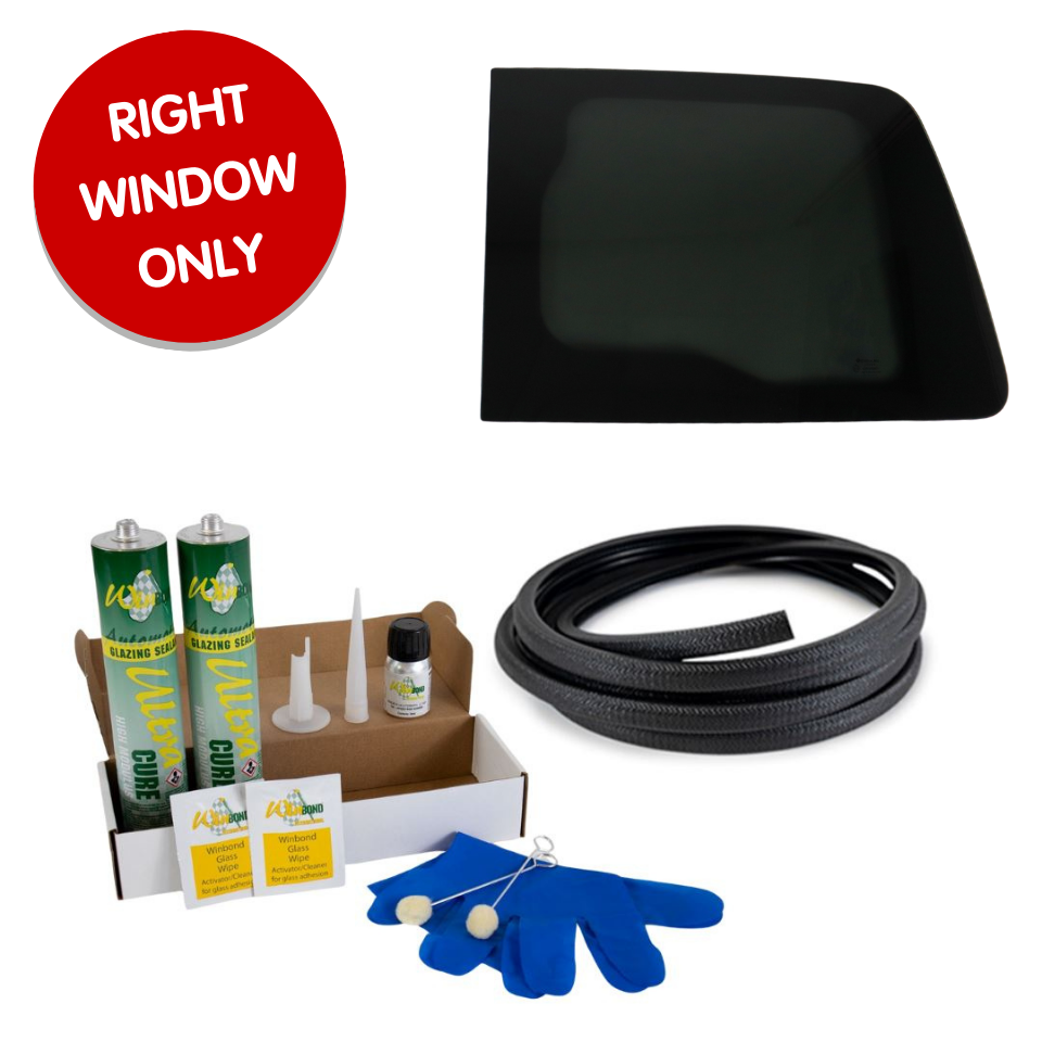 Barn Door Window RIGHT + Fitting Kit for Vivaro 2019+ & Dispatch/Jumpy/Expert/ProAce 2016+