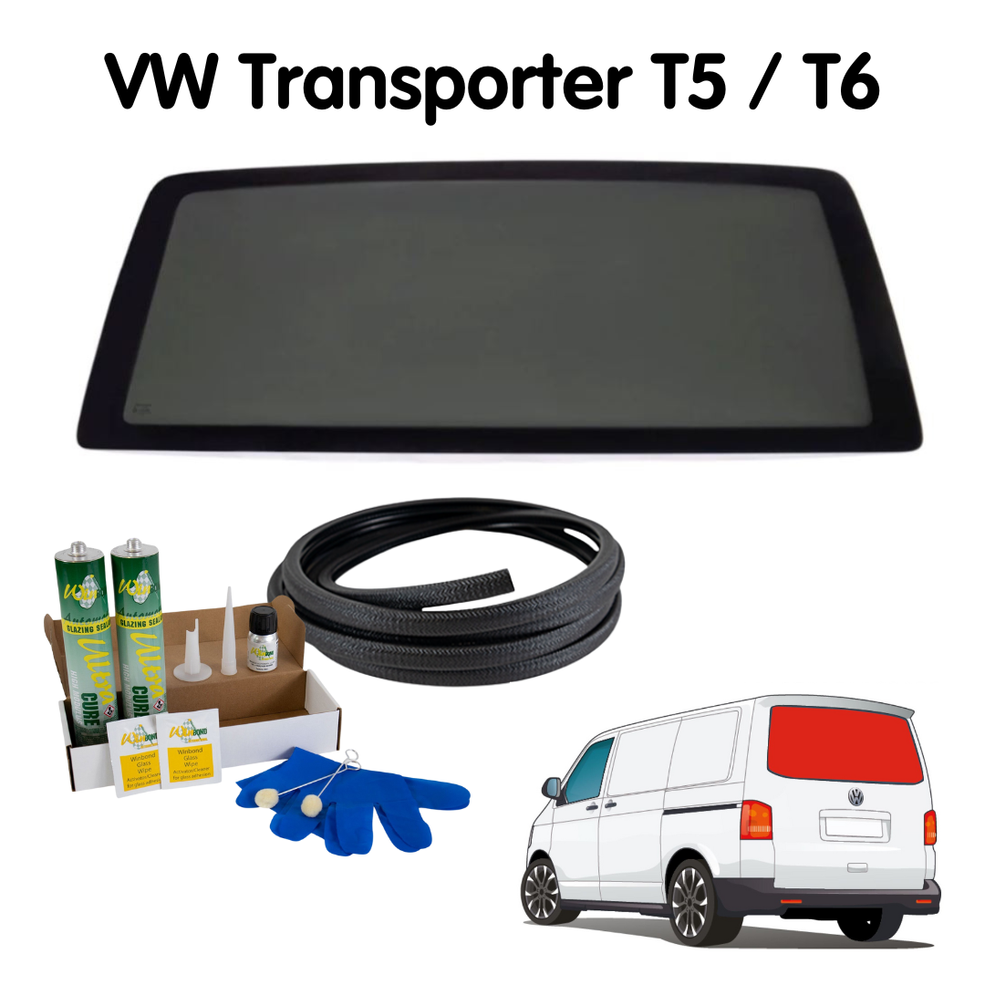 Tailgate Campervan Window + Fitting Kit for VW T5 / T6