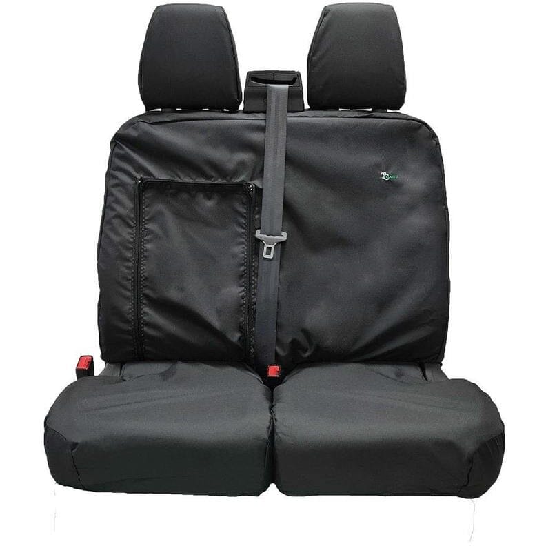 Ford Transit Custom Hand Tailored Waterproof Seat Covers Kiravans Passenger Front Double Seat 