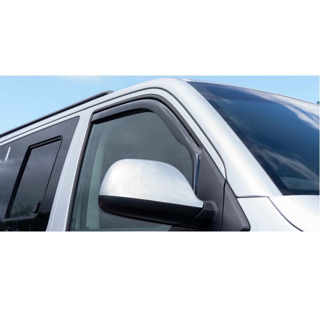 Pair of Wind Deflectors by Climair (Smoke) Kiravans 