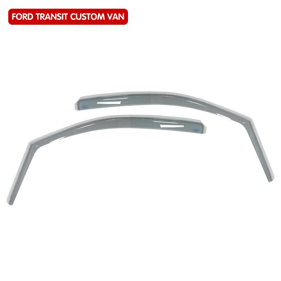 Climair Wind Deflectors in Smoke Grey for VW T5, T6, Vivaro, Transit Custom + More