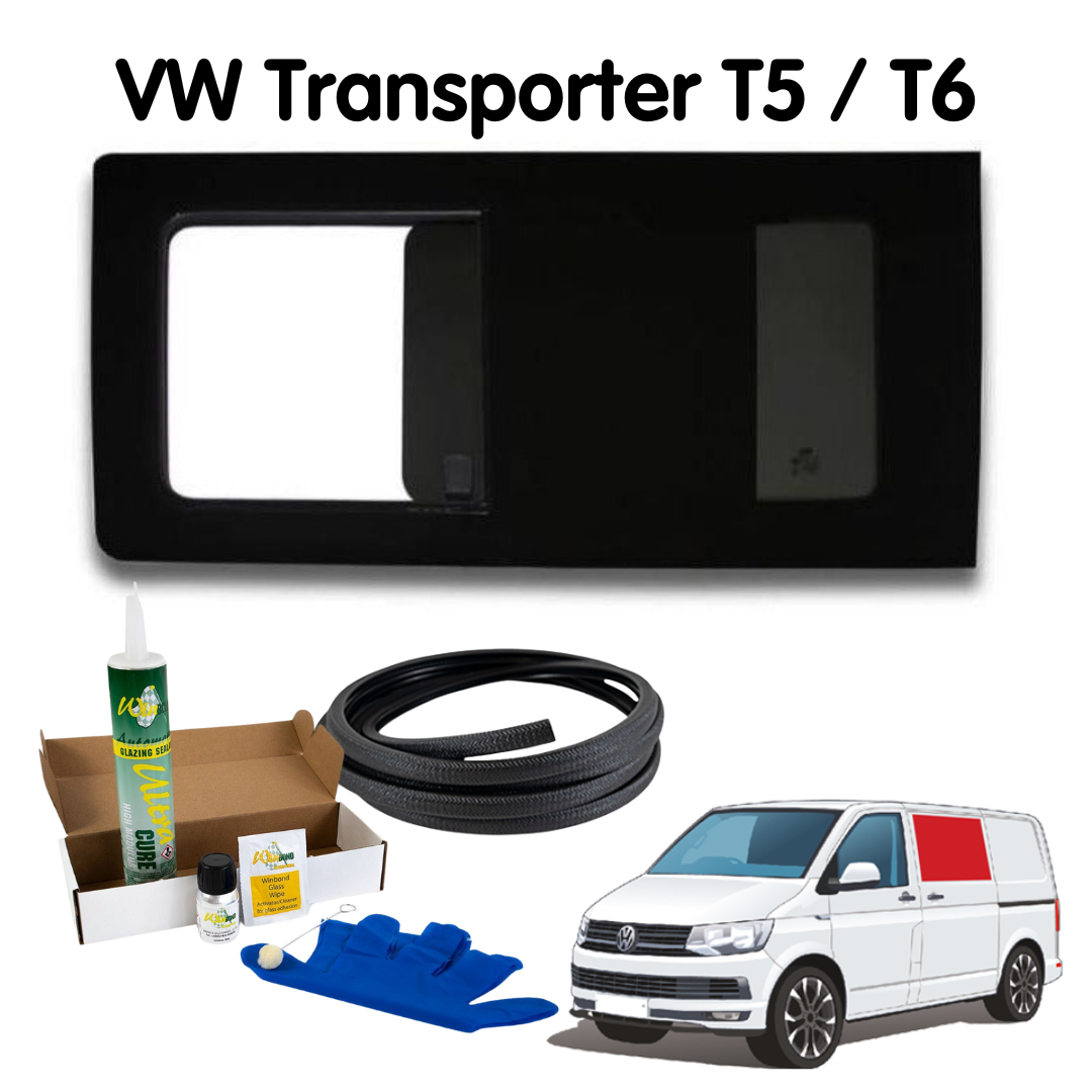 Left Opening Window + Fitting Kit for VW T5 / T6