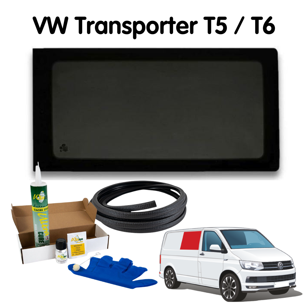 Right Fixed Window + Fitting Kit for VW T5 / T6