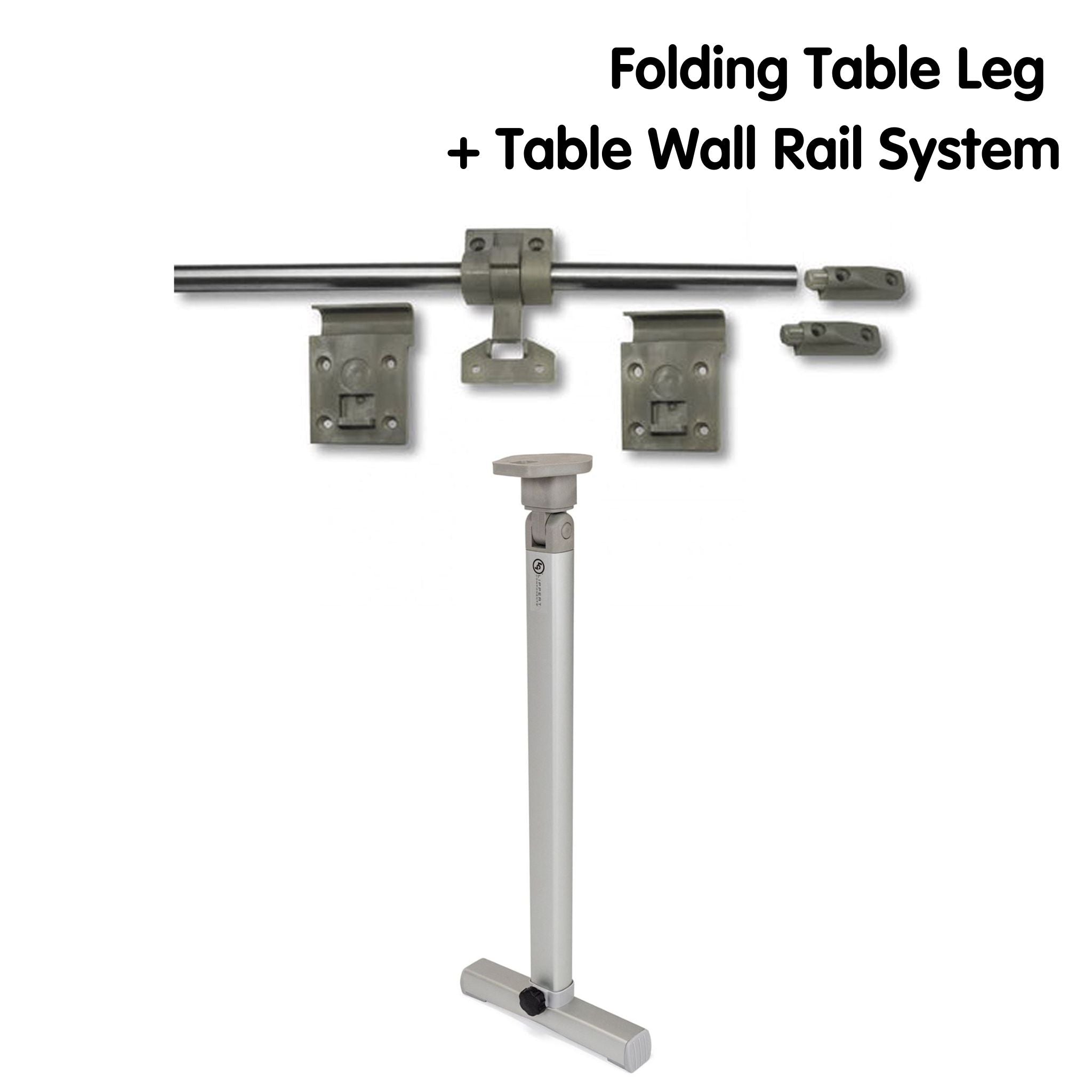 Folding Table T-Leg Height Adjustable 585mm to 765mm