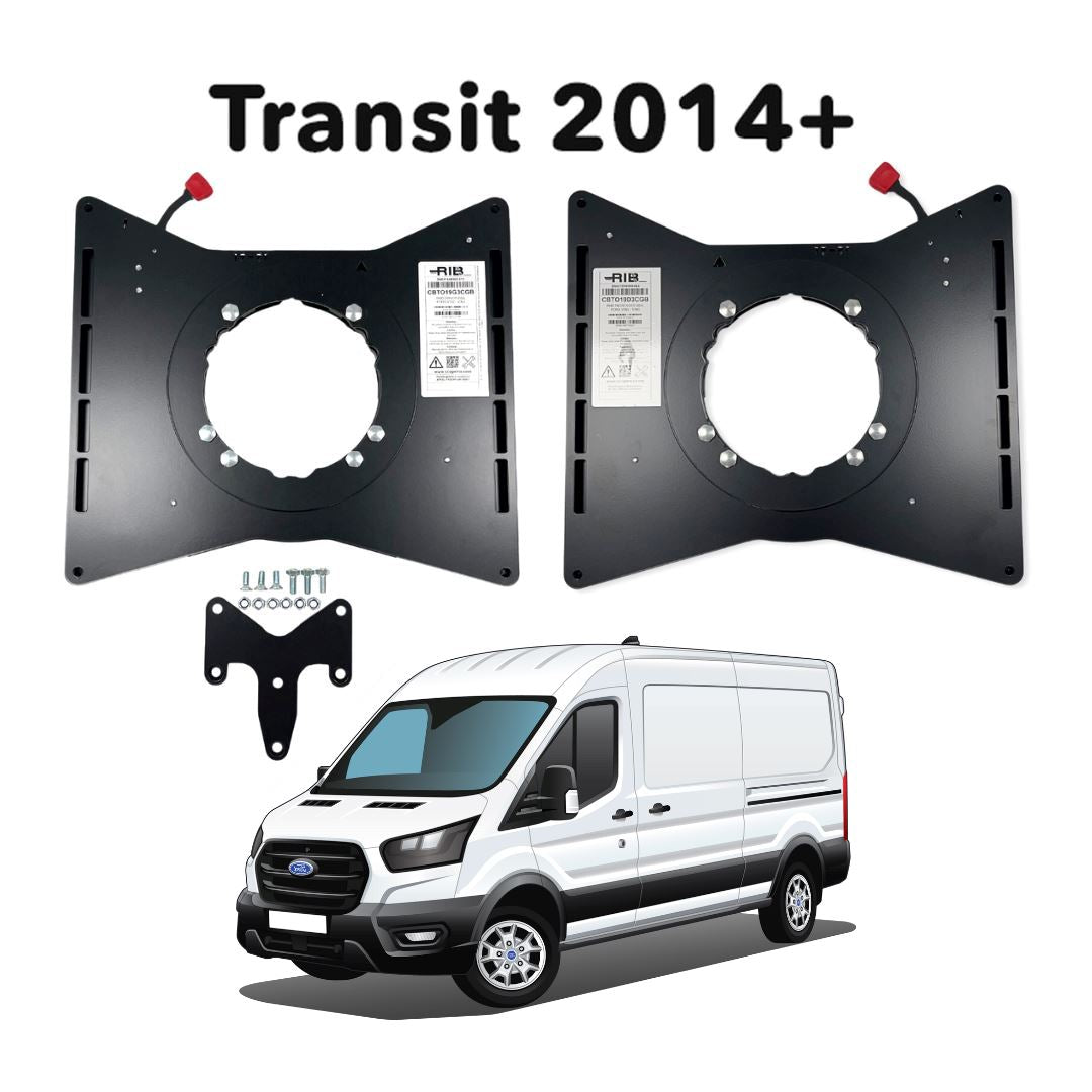 RIB Ford Transit 2014+ Single Seat Swivel Bundle - Driver + Passenger (Right Hand Drive) RIB 