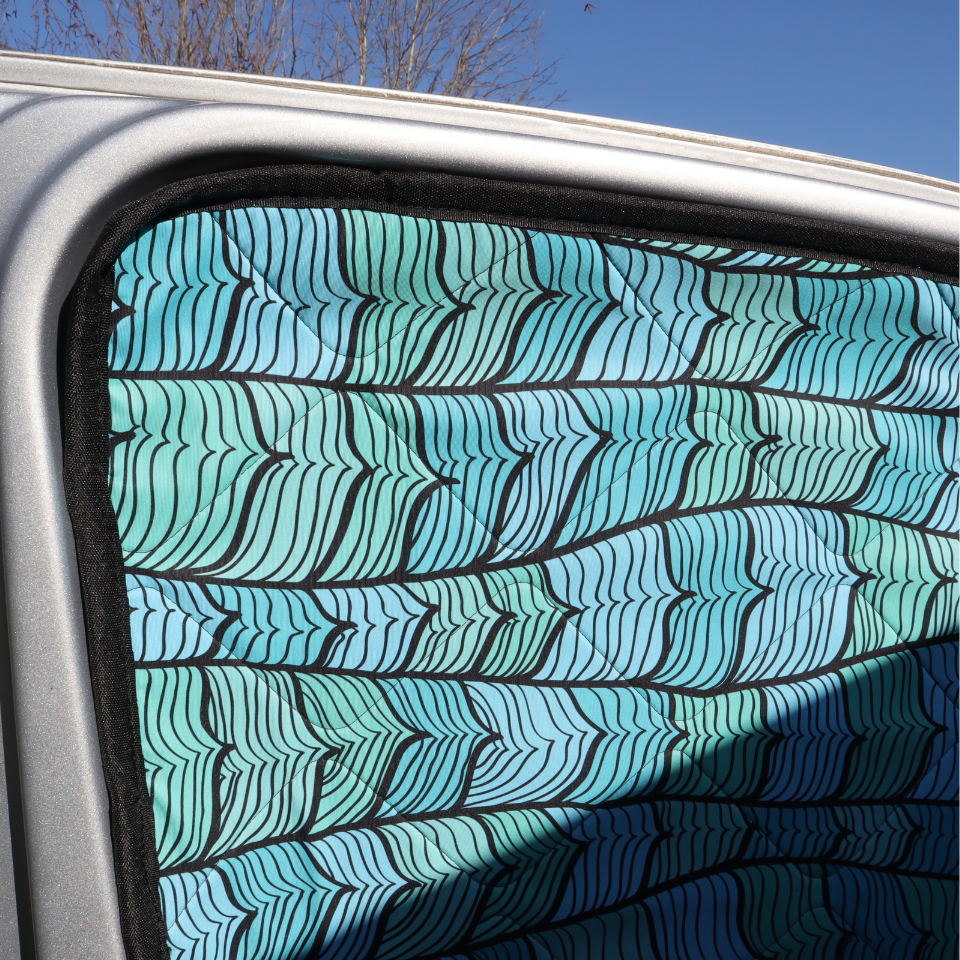 Internal Cab Silver Screens with Magnets for VW T5/6/6.1, Trafic, Transit Custom & PSA Vans — OCEAN WAVE