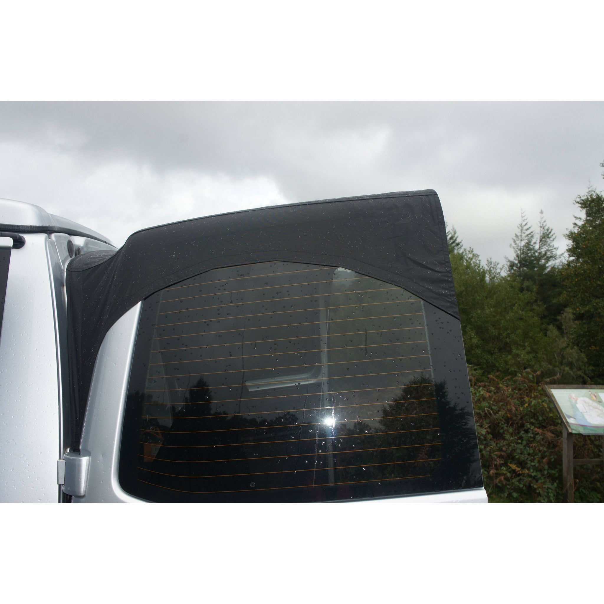 No Tailgate? No problem Barn Door Campervan Awning for VW T4